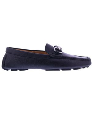 Paris Punk Leder loafer - Blau