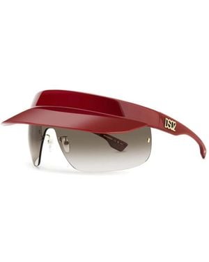 DSquared² Fashion Zonnebril Zwart Verloopglazen - Rood