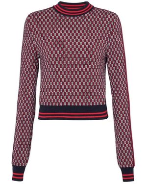 Balmain Truien & Vesten ,Veelkleurig ,Gebreide Truien - Paars