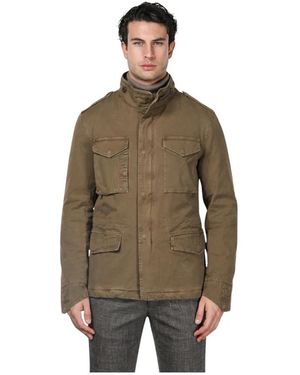 Mason's Jassen ,Bruin ,Katoen M74 Field Jacket