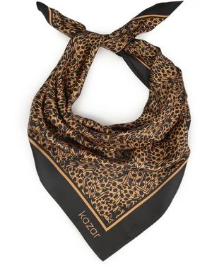 Kazar Silky Scarves - Marrone