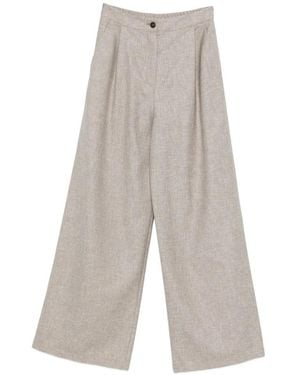 Barba Napoli Wide Trousers - Grey