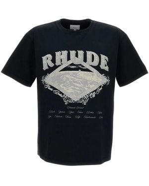 Rhude Grafisch T-Shirt - Zwart