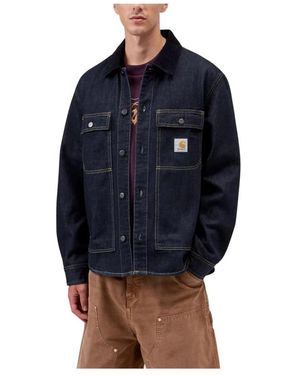 Carhartt Jassen ,Blauw ,Katoen Oakland Shirt Jac