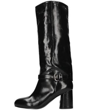 Pinko Schoenen ,Zwart ,Leer Cindy 14 Boot