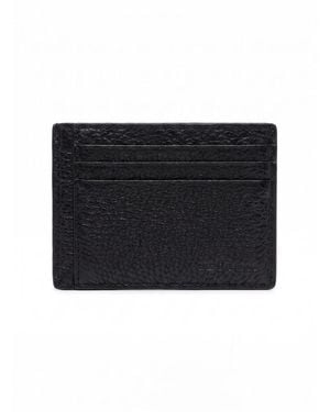 Kiton Porta Carte Deerskin - Schwarz