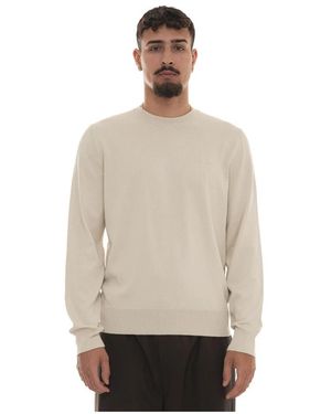 HUGO Round-Neck Knitwear - Neutre