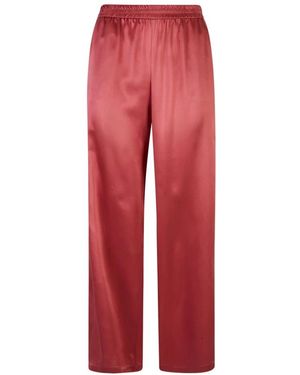 Eleventy Wide Trousers - Red
