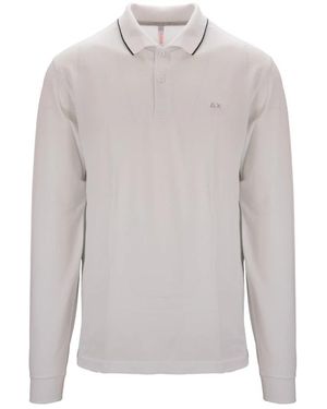 Sun 68 Polo Shirts - Grey