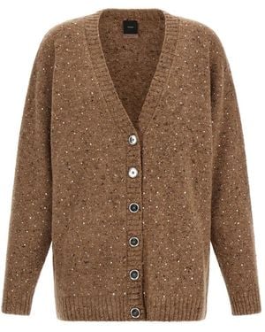 Pinko Marche Cardigan - Bruin