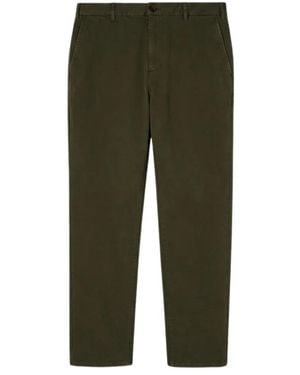 Agnona Broeken ,Groen ,Katoen Heavy Cotton Stretch Broeken