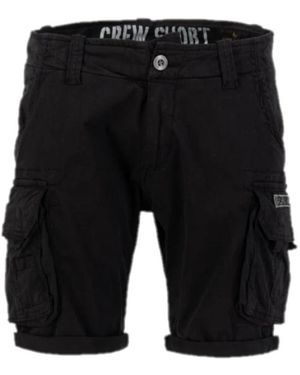 Alpha Industries Casual Shorts - Black