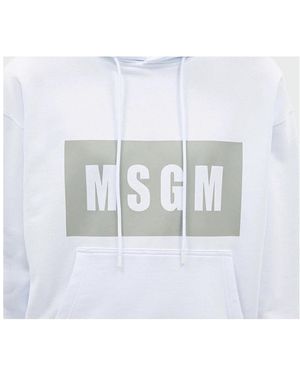 MSGM Hoodies - White