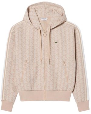 Lacoste Hoodies & Sweatvesten Sweaters - Naturel