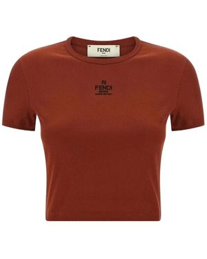 Fendi T-Shirts - Rojo