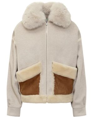 Ava Adore Shearling Jacke - Natur