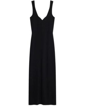 Vanessa Bruno Kleedjes ,Zwart ,Polyester Gaiane Dress