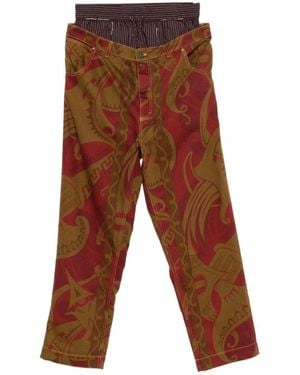 Vivienne Westwood Jeans Multicolour - Bruin