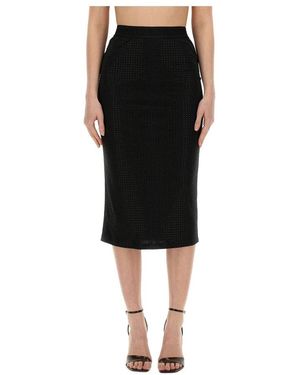 Versace Jeans Couture Midi Skirts - Black