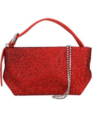 Gedebe Tassen ,Rood ,Satijn Tassen. Rood