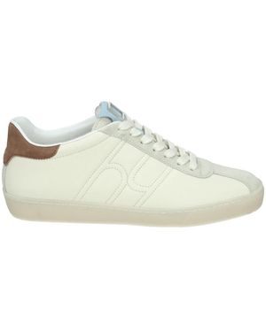 Högl Schoenen ,Wit ,Leer 100310 Sam Sneakers