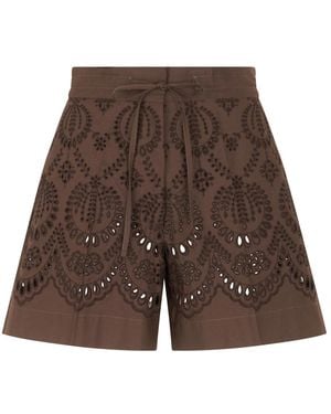 P.A.R.O.S.H. Casual Shorts - Brown