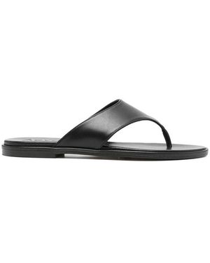 Aeyde Amaya Flache Sandalen - Schwarz