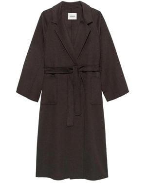 Arma Belted Coats - Negro