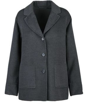Marella Single-Breasted Coats - Nero