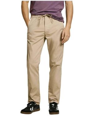 Pepe Jeans Straight Trousers - Neutro
