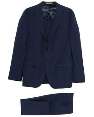 Corneliani Single Breasted Suits - Blue