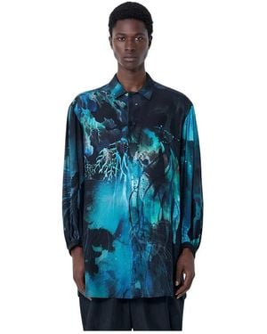 Yohji Yamamoto Casual Shirts - Blue