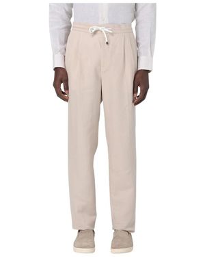 Brunello Cucinelli Straight Trousers - Neutro