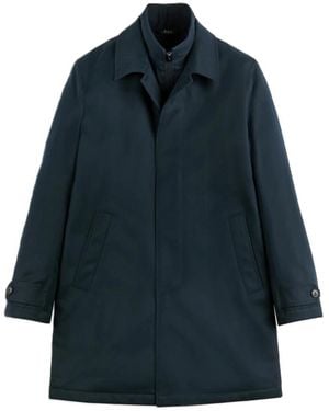 Fay Single-Breasted Coats - Azul