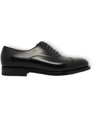 Neil Barrett Schwarze Flache Schuhe Eleganter Stil