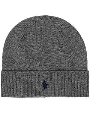 Polo Ralph Lauren Wolmuts En Sjaal Set - Grijs