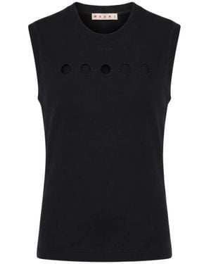 Marni Sleeveless Tops - Noir