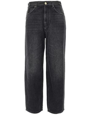 Pinko Estelle Balloon Fit Denim Jeans - Zwart