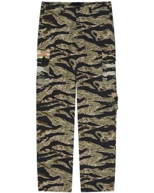 Givenchy Camo Cargo Hose Mit Taschen - Grau
