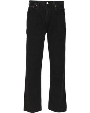 Agolde Straight Fit Jeans - Black