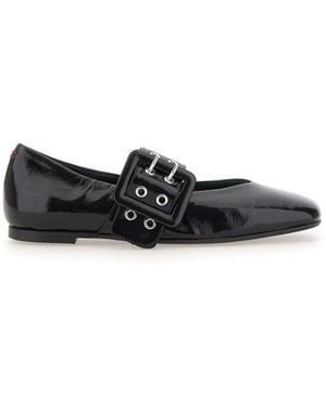 Halmanera Zwarte Platte Schoenen
