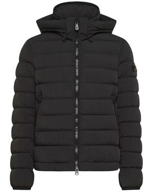 Peuterey Jassen ,Zwart ,Leer Boggs Jas