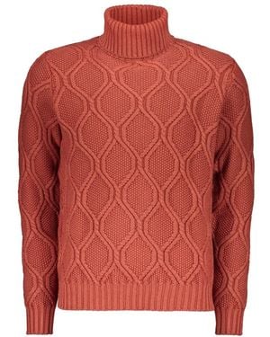 Moorer Turtleneck Trui - Rood
