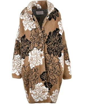 Circus Hotel Single-Breasted Coats - Marron
