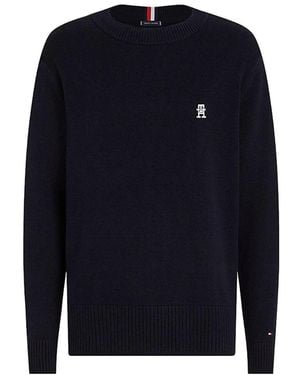 Tommy Hilfiger Round-Neck Knitwear - Blue