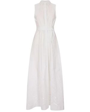 P.A.R.O.S.H. Midi Dresses - White