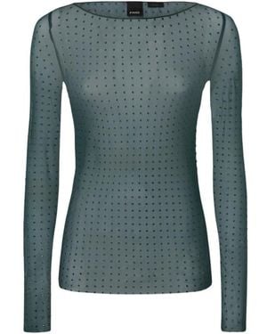 Pinko Long Sleeve Tops - Verde