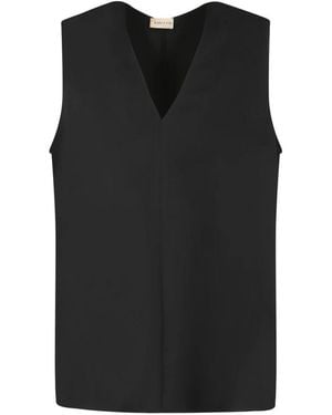 Blanca Vita Sleeveless Tops - Black