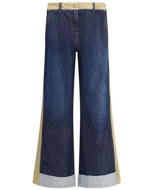 True Royal Wide Jeans - Azul