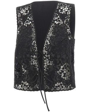 HUGO Sleeveless Tops - Black